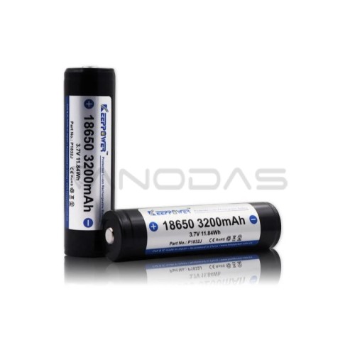 Li-ion rechargeable battery Keeppower 18650 3200mAh 8 with protection